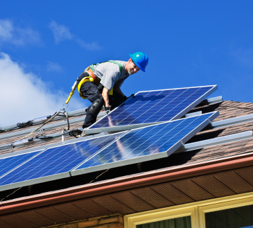 Installing rooftop solar panels
