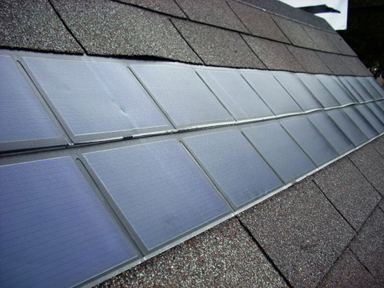 Low-profile solar shingles
