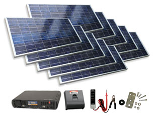 Solar panel kits make going green easy